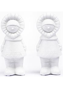 Fabriano , Dekofigur &raquo;Eisbewohner Anuun&laquo;, (Set, 2 St.) , wei&szlig;