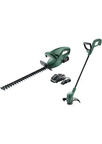 Bosch Gardentools , Akku-Heckenschere &raquo;EasyHedgeCut 18-45&laquo;, (Set), mit Akku-Rasentrimmer EasyGrassCut 18-230 , gr&uuml;n