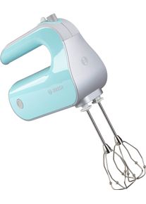 Bosch , Handmixer &raquo;Styline Colour MFQ40302&laquo;, 500 W, 5 Stufen plus Turbostufe, 2 R&uuml;hrbesen, 2 Edelstahl-Knethaken, t&uuml;rkis/silber , gr&uuml;n , Mixer