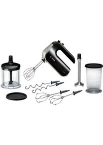 Bosch , Handmixer &raquo;HomeProfessional MFQ4885DE&laquo;, 575 W, Edelstahl-Knethaken, 2x R&uuml;hrbesen, Universalzerkleinerer, P&uuml;rierstab, Mixbecher, schwarz ,...
