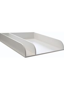 M&auml;usbacher M&auml;usbacher , Wickelplatte, (1 St.), zur Auflage auf das Babybett , wei&szlig;