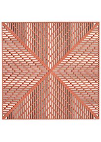 bergo Flooring , Kunststoff-Fliesen »Unique«, (14 St.), 2 m², einfach ineinanderstecken , orange