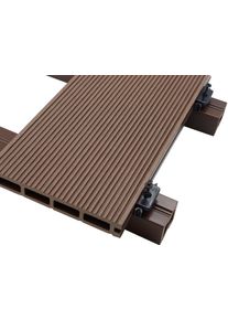 Home Deluxe , Terrassendielen, (Set), inkl. Unterkonstruktion , braun