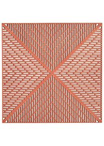 bergo Flooring , Kunststoff-Fliesen »Unique«, (35 St.), 5 m², einfach ineinanderstecken , orange