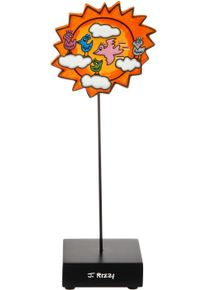 Goebel , Dekofigur &raquo;Pop Art&laquo;, (1 St.), Birds Love the Sun , wei&szlig; , orange-blau-rosa-gr&uuml;n-schwarz-wei&szlig;