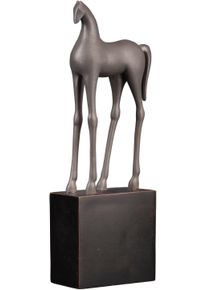 KRONO , Tierfigur &raquo;Pferd Supreme&laquo;, (1 St.), H&ouml;he ca. 78 cm , grau , anthrazit
