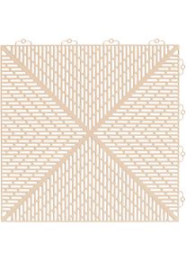 bergo Flooring , Kunststoff-Fliesen »Unique«, (35 St.), 5 m², einfach ineinanderstecken , beige