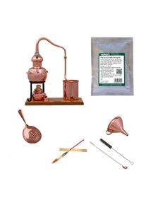 ich-zapfe Complete set Alambiek, Distilleerketel, Distillatie apparaat - Alembic Premium met zuivere gist, 0,7L