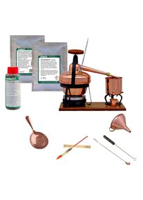 ich-zapfe Complete set Alambiek, Distilleerketel, Distillatie apparaat - Premium, met accessoires en gistingshulpmiddel 1,25L
