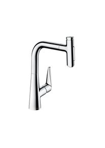 Hansgrohe Talis Select M51 Robinet de cuisine monocommande avec bec extractible et sBox chrome 73868000