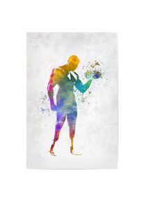 Poster "Paralimpic runner in watercolor-c" artboxONE Plakater - 18x13 cm