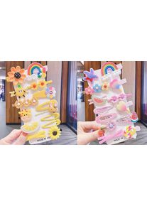 14-Piece Set of Cute Fashion Hair Clips - 5 Options