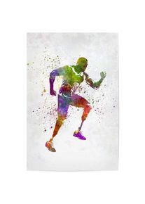 Poster "Paralimpic runner in watercolor-b" artboxONE Plakater - 18x13 cm