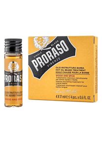 Proraso Warm beard oil Wood & Spice 4x17 ml.