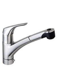 Ideal Standard CeraSprint Robinet de cuisine monocommande, avec bec extractible, avec robinet d'arrêt chrome B5348AA