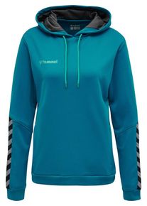 Hummel Dames Sportief sweatshirt hemelsblauw / zilvergrijs / zwart L
