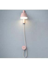 Prandina Bima W1 USB LED wandlamp, roze