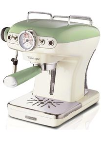 Ariete Espressomaschine »1389 Vintage -Weiß« grün, Nostalgisches Display mit Temperaturanzeige