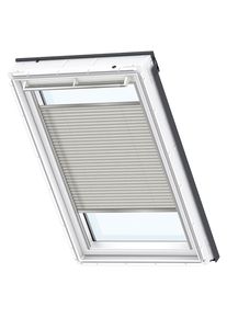 Store plissé Velux sable 1259S, 55x78 cm (CK02), GGU,manuelle,rail en aluminium,Velux
