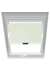 Store occultant Roto ZRV fleurs-beige 3-V51, 54x78 cm (5/7), 315,manuelle,rail en aluminium,Roto