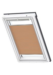 Store plissé Velux FHC manuelle beige doré 1049S, 55x78 cm (CK02), GGU,manuelle,rail en aluminium,Velux