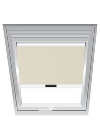 Store pare-vue Roto beige 1-R03, 54x78 cm (5/7), 617,manuelle,rail en aluminium,Roto