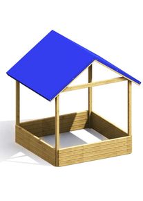 WINNETOO Sandkasten MORITZ 4-Eck Sandbox g&uuml;nstig