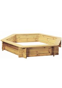 WINNETOO Sandkasten INGAR 6-Eck Sandbox g&uuml;nstig