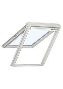 Velux Klapp-Schwing-Fenster GPL 3068 Manuell Holz klar lack Alu ENERGIE Dachfenster, 55x98 cm (CK04)