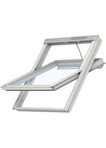Velux INTEGRA Fenêtre de toit Solaire GGL 206930 bois blanc laqué ENERGIE Protection thermique, 55x78 cm (CK02)