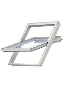 Velux Dachfenster GGL 2062D Schwingfenster Holz weiß lack THERMO Schallschutz, 66x98 cm (FK04)