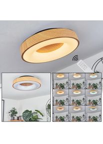 hofstein Plafonnier Sachseln LED Noir, 1 lumière