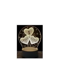 Romantic Love 3D Led Lamp - 7 Designs