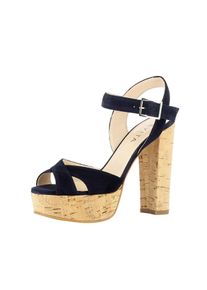 Evita Dames Sandalen met riem donkerblauw 41