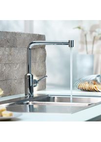 Kludi L-INE Robinetterie de cuisine avec bec télescopique extractible 428210577