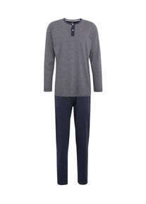Tom Tailor Heren Pyjama lang marine / wit S
