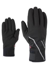 Ziener Multisporthandschuhe »Ultimo« schwarz, Größe 10,5, warme, weich gefütterte Softshell-Langlaufhandschuhe