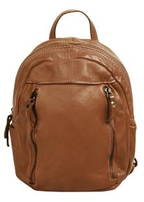 CLUTY Cityrucksack, echt Leder, Made in Italy