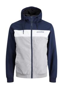 Jack & Jones JACK & JONES Heren Tussenjas 'Rush' navy / grijs gemêleerd / wit XS