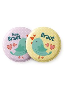 Spielehelden Odznaky Vogel II Dievčensk&aacute; rozl&uacute;čka so slobodou 12 odznakov 5,6 cm extra veľk&eacute; Darček na dievčensk&uacute; rozl&uacute;čku so slobodou