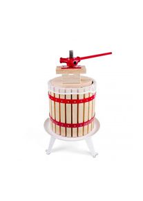 ich-zapfe Fruitpers, Druivenpers, Appelpers, Wijnpers - Houten mand 12L