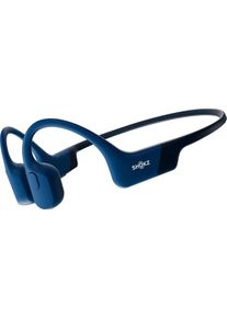 Aftershokz Shokz Sport-Kopfhörer »Openrun«, Bluetooth blau, Sportkopfhörer mit Bone Conduction Technologie