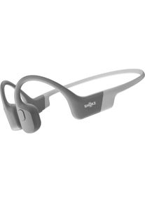 Aftershokz Shokz Sport-Kopfhörer »Openrun«, Bluetooth grau, Sportkopfhörer mit Bone Conduction Technologie