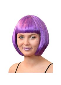 maskworld Bobfrisur Perücke lila
