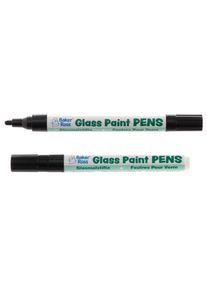 Glass Painting Outline Paint Pens (Pack of 2) | Decorate On Glass, Acrylics & More, Dishwasher Resistant