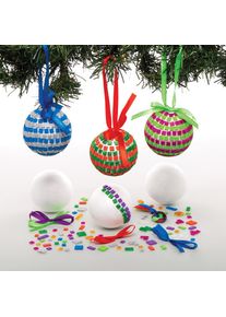 Mosaic Bauble Kits (Pack of 4) Christmas Crafts