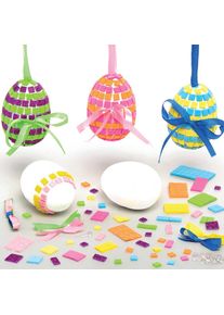 Mosaic Easter Egg Kits (Pack of 4) Easter Crafts For Kids