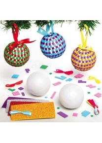 Mosaic Bauble Decoration Kits (Pack of 4) Christmas Crafts