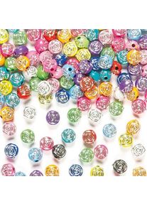 Rose Sparkle Beads (Pack of 400) Jewellery Making