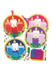 Advent Candle Mosaic Kits (Pack of 4) Christmas Crafts